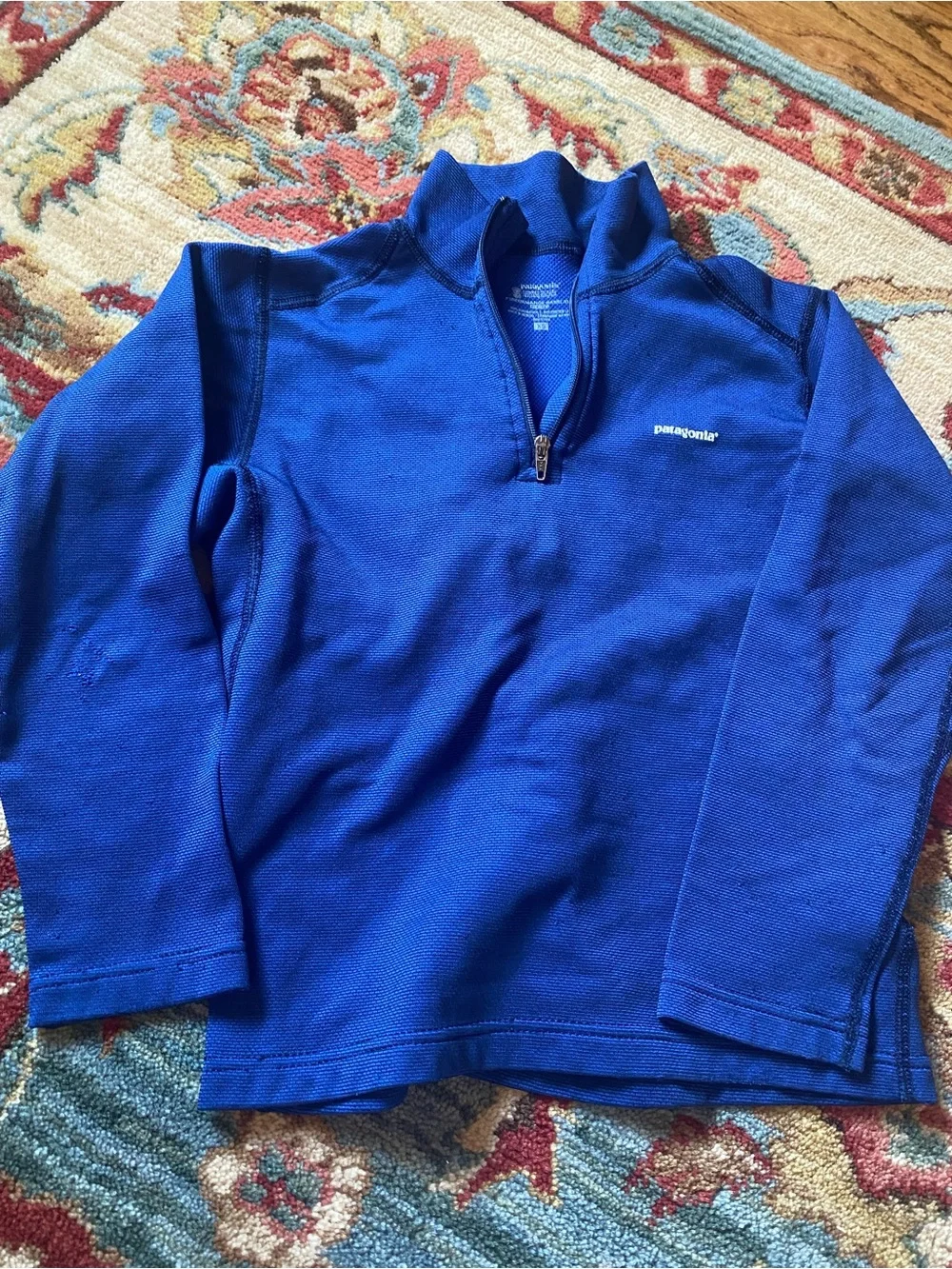 Patagonia kids Bright Blue Half-Zip Pullover -XS (4/5)